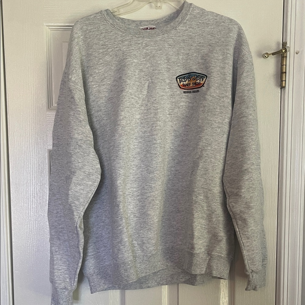 Ron Jon Light Gray Crewneck Sweater